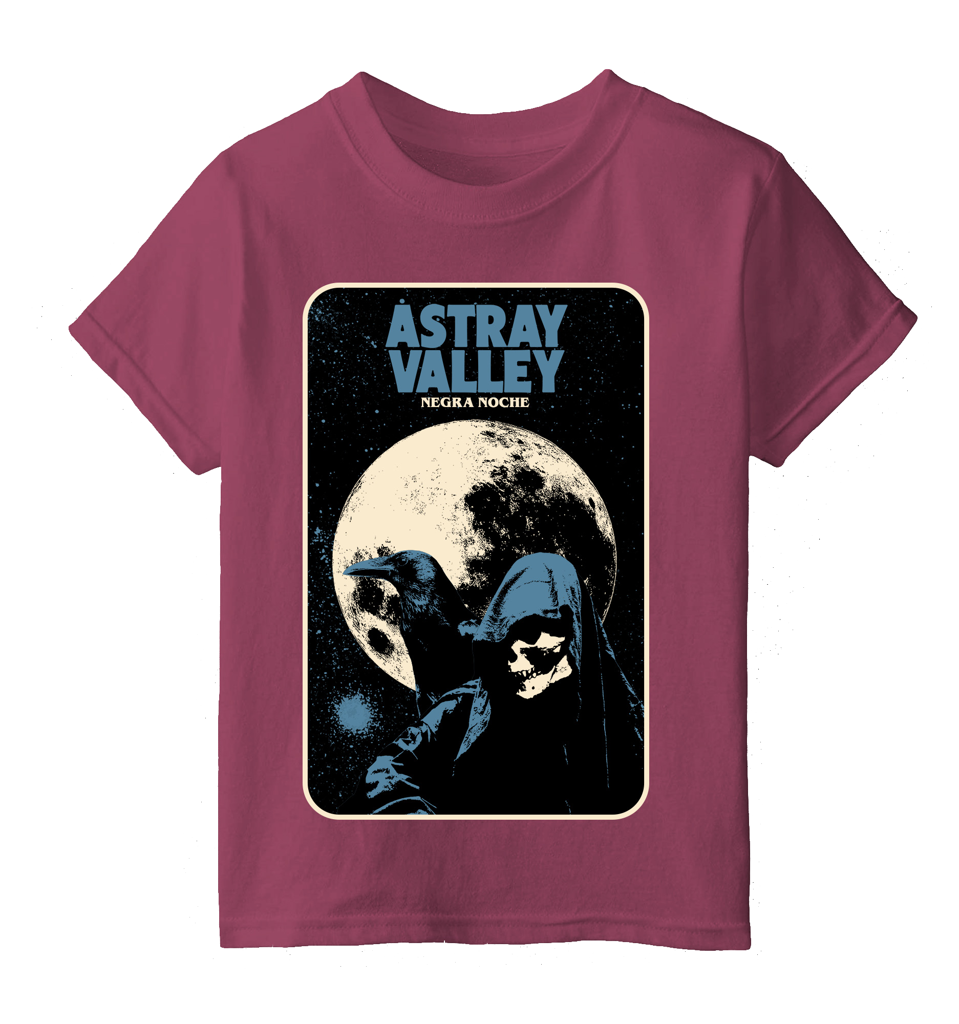 'Negra Noche' T-Shirt / Maroon